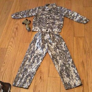 Kids Camouflage Costume Set
